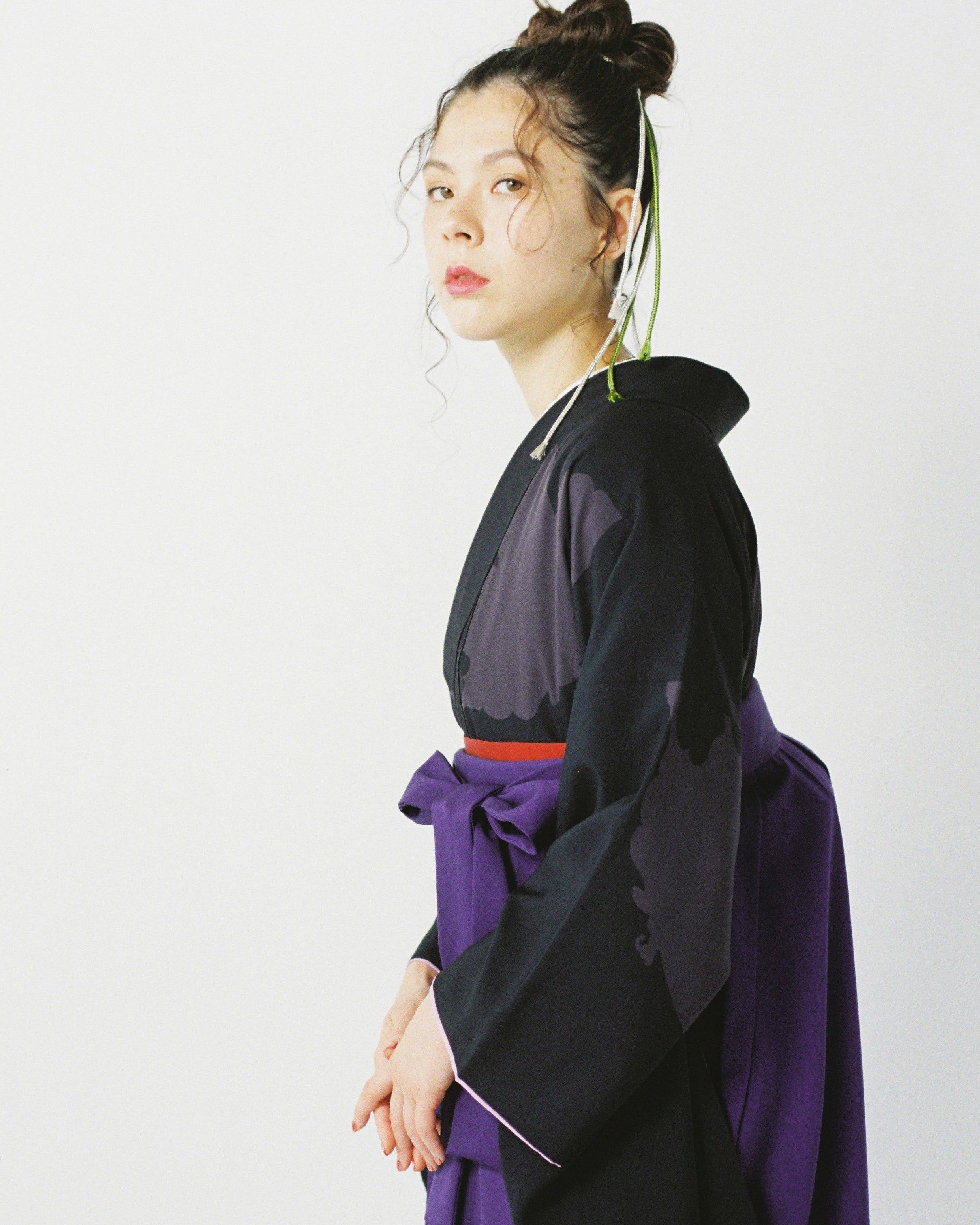 飛蝶紋 ×パープル | 卒業袴