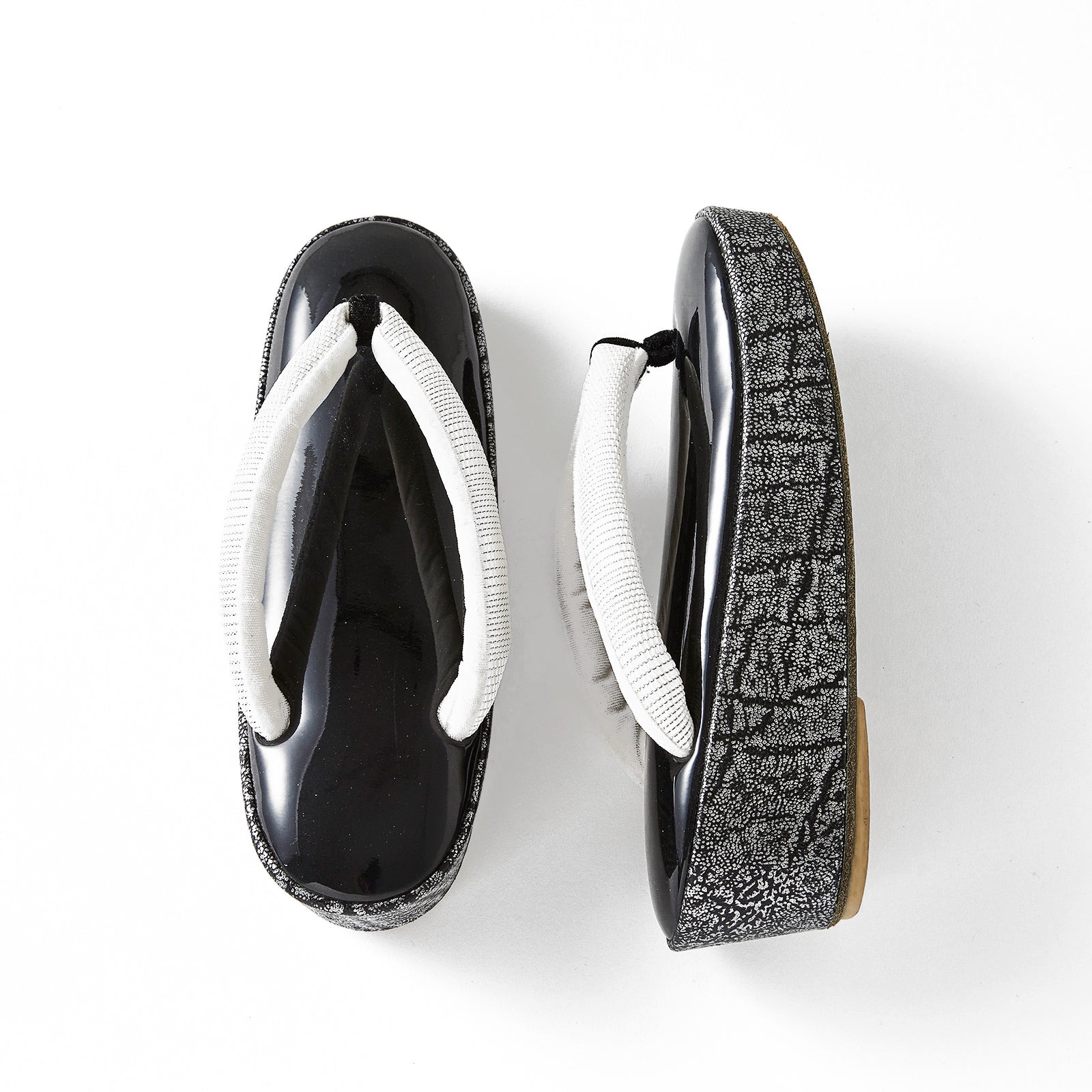 真綿草履 黒い象(和小物さくら×KAPUKI):草履