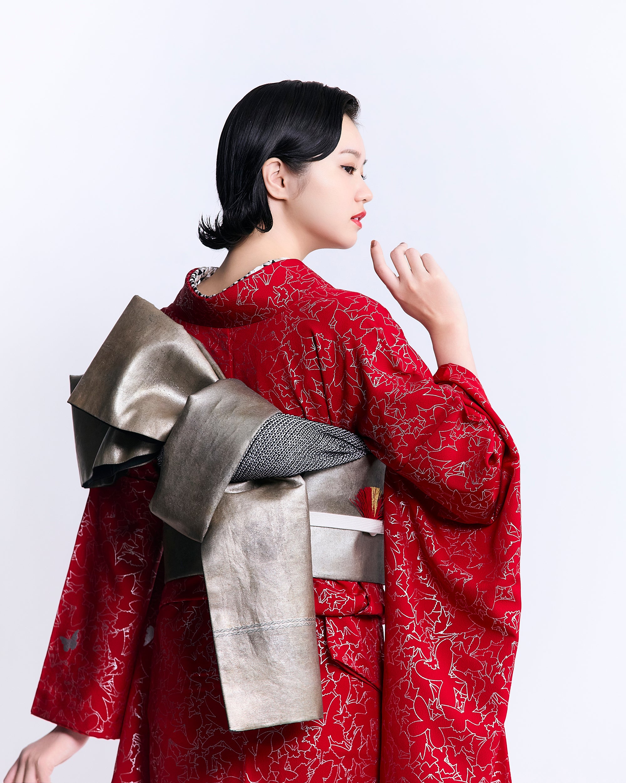 成人式振袖レンタル|蝶乱舞 赤