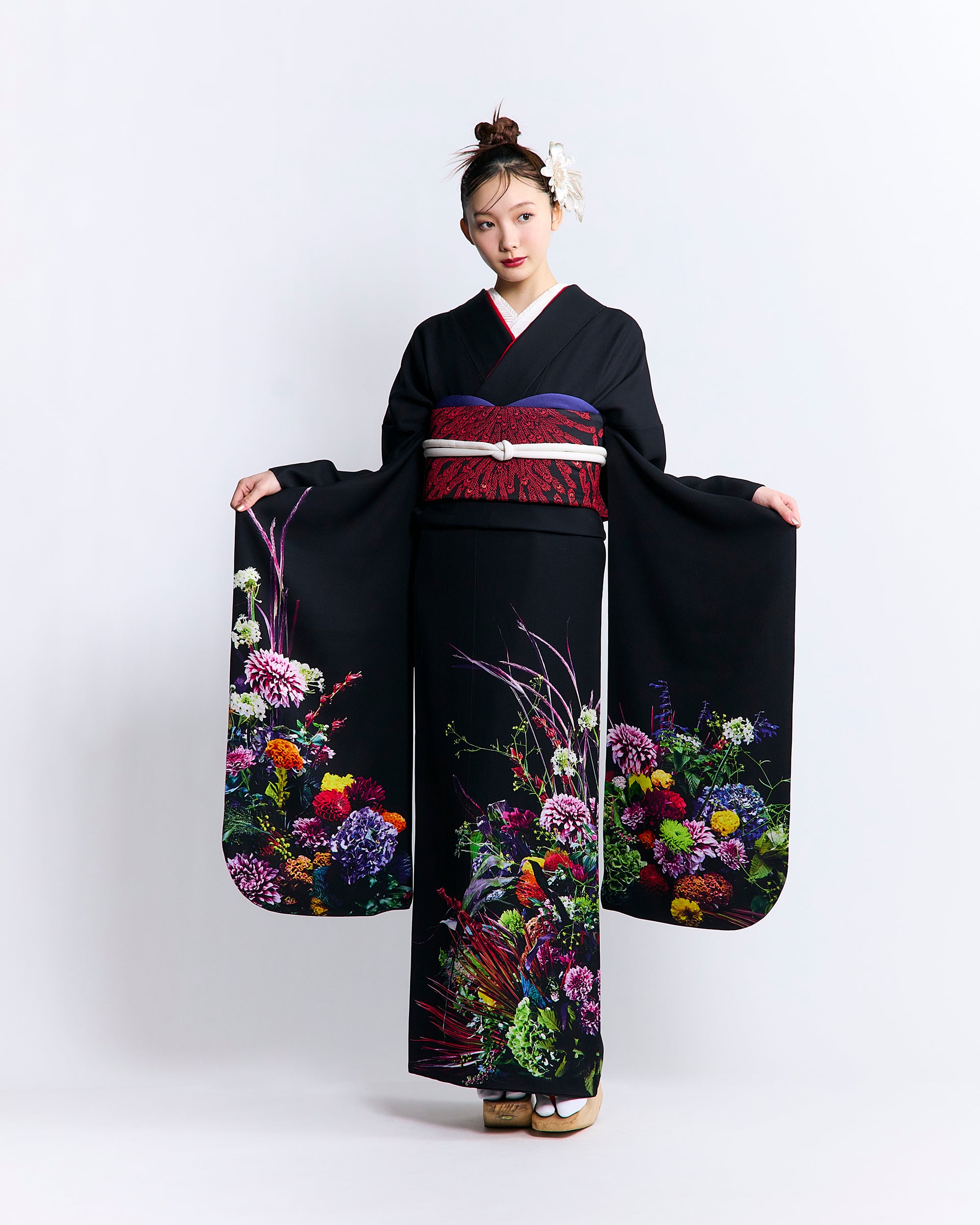 袋帯 KAPUKIオリジナル 【赤孔雀】