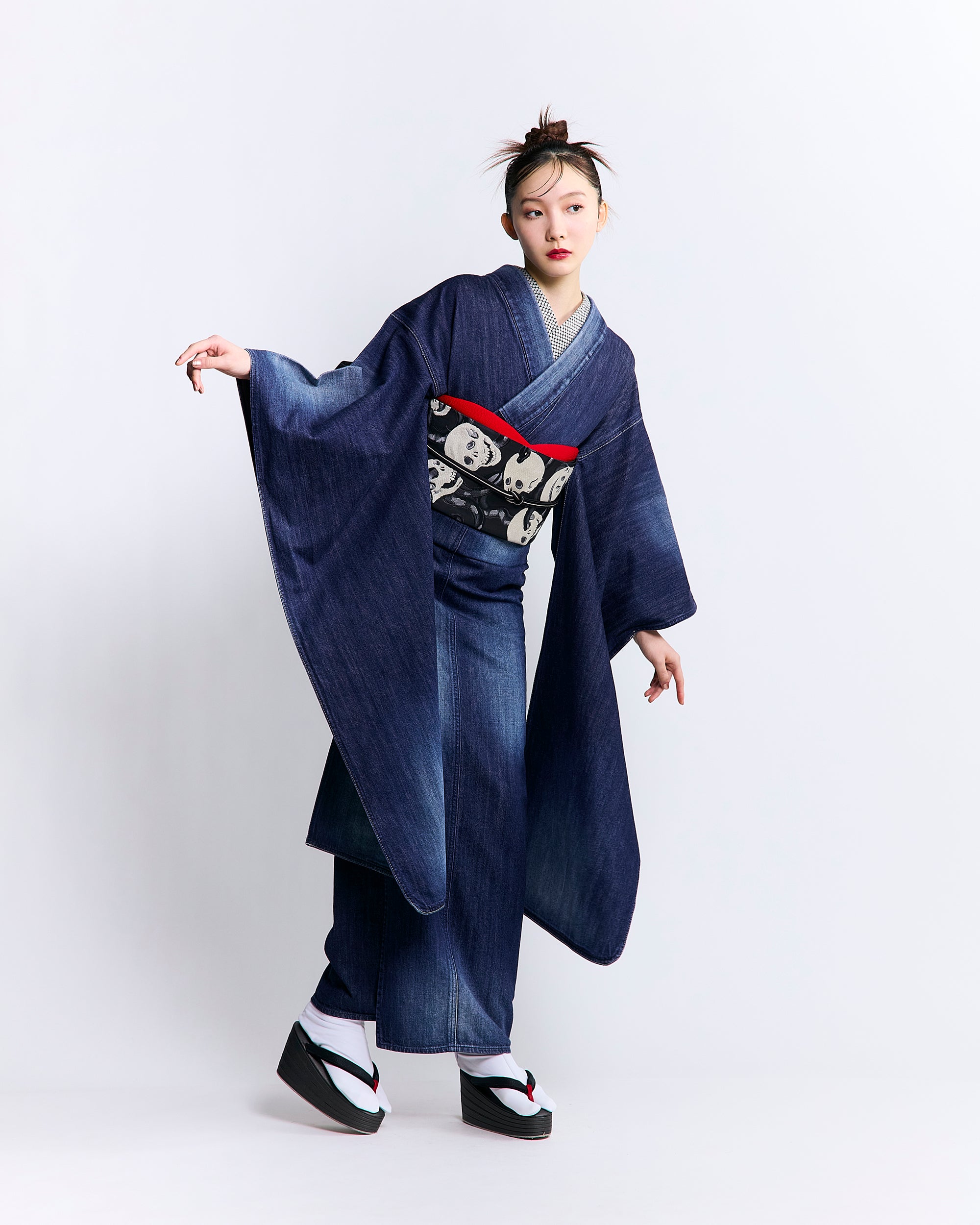 Denim Furisode "1yr"