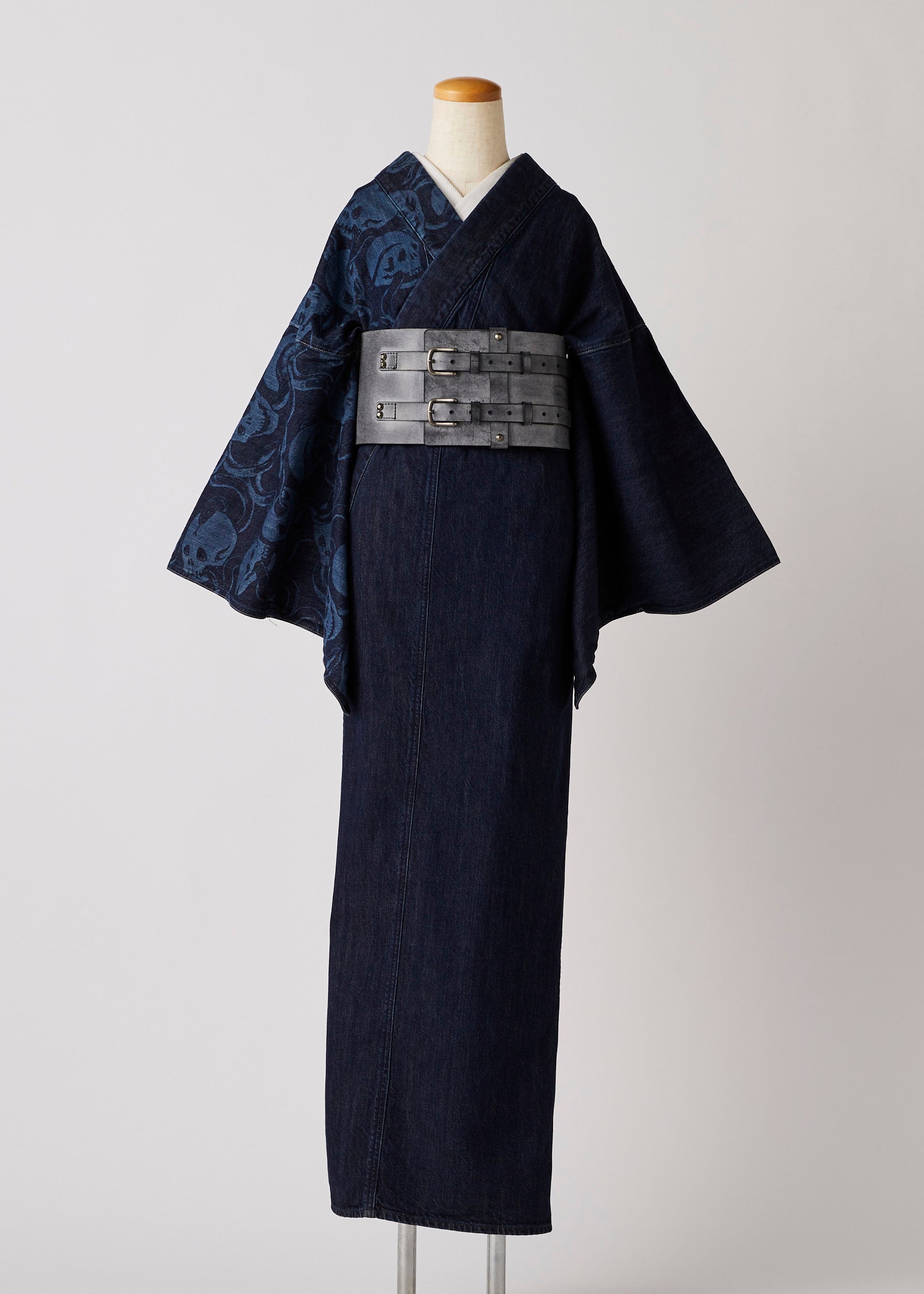 エイジングレザー ブラック:帯ベルト|レザー