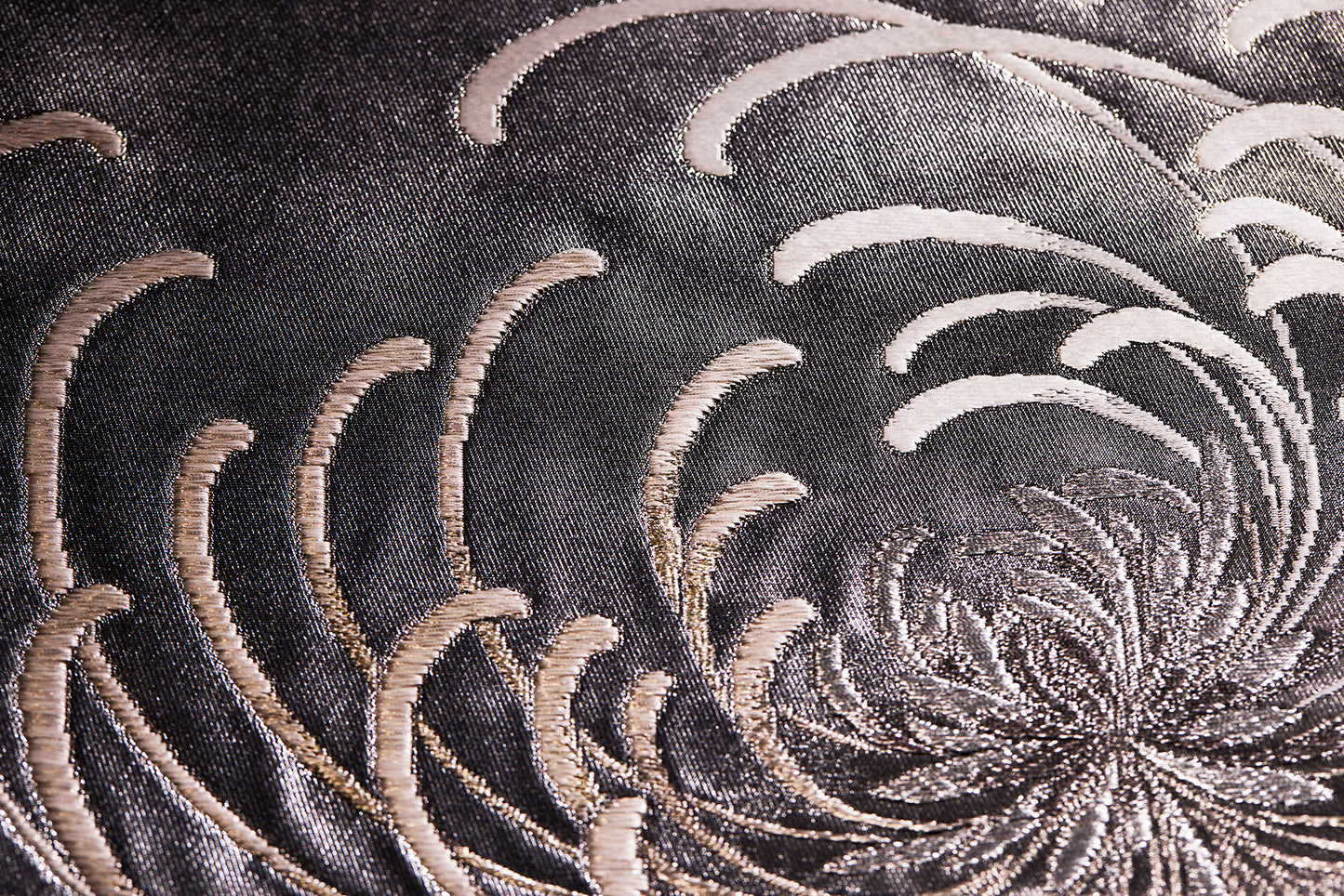 蝶乱舞 白|手染め友禅