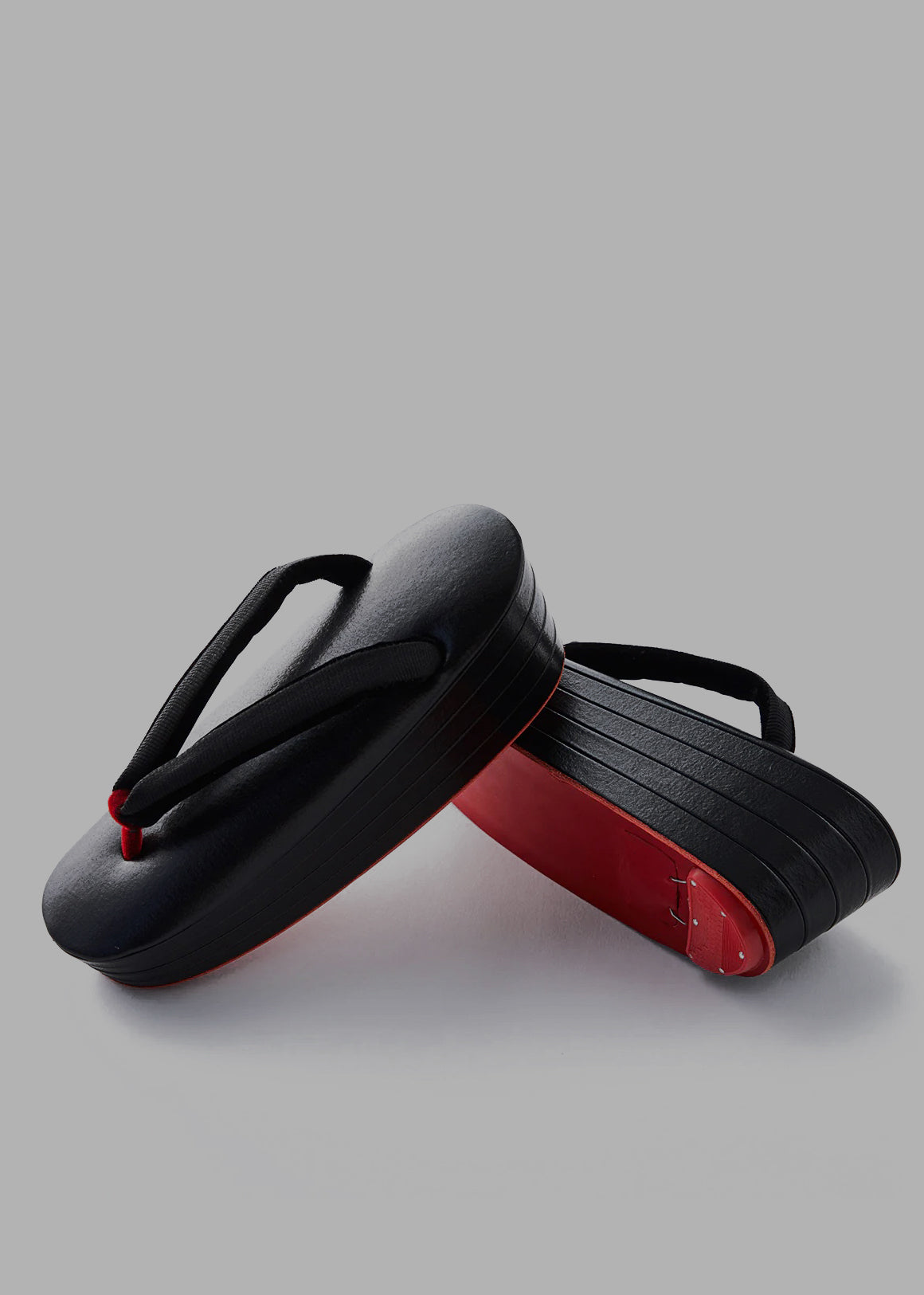 真綿四段草履 レッドソール ブラック(和小物さくら × KAPUKI):草履|頒布