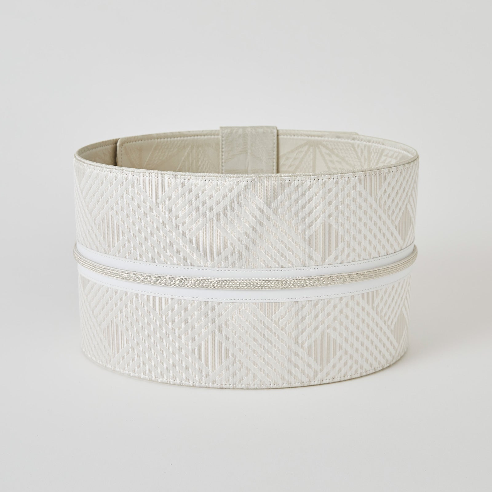 斜め格子:帯ベルト|博多織|正絹