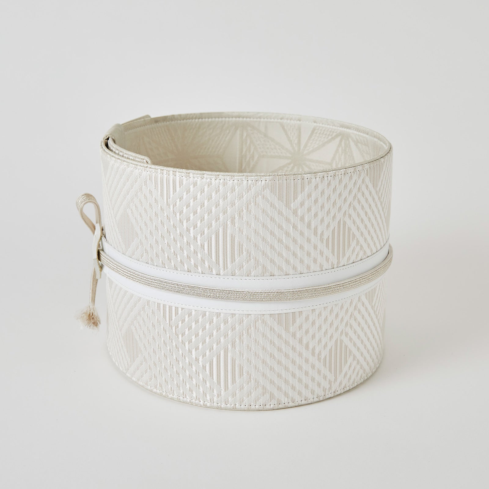 斜め格子:帯ベルト|博多織|正絹