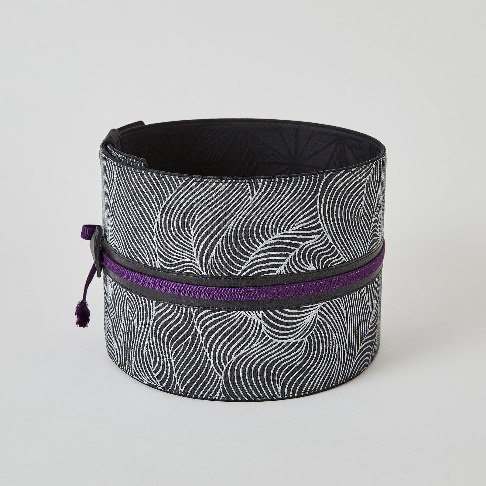 荒波(KAPUKI×形梅):帯ベルト| 江戸小紋 |正絹