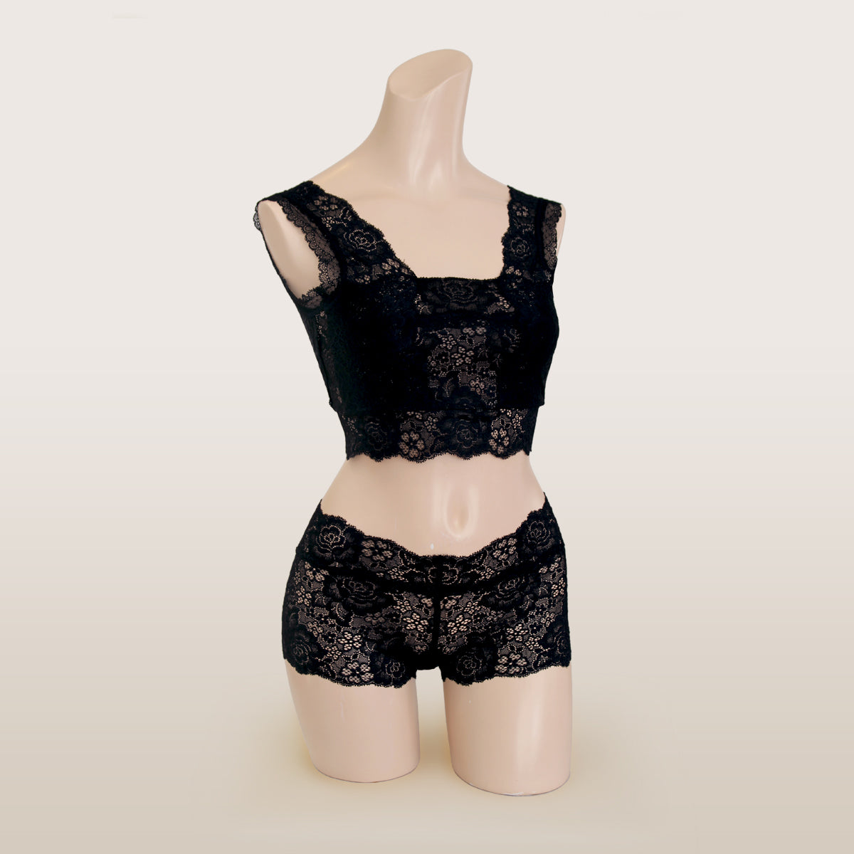 和装ブラ Wafure Camellia ブラジャー ブラック