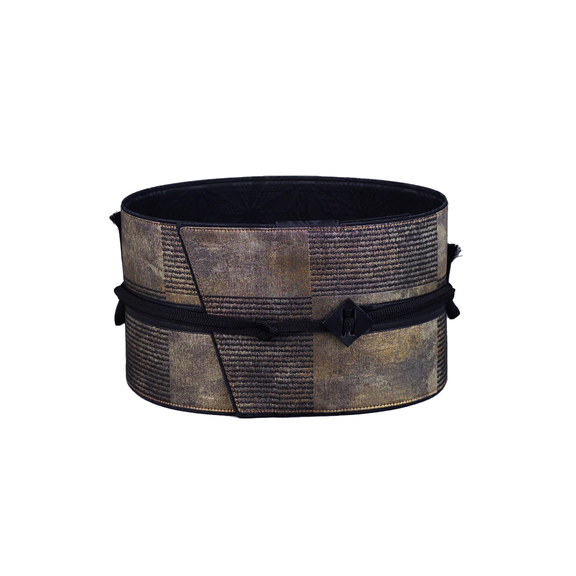 金箔市松:帯ベルト|西陣織 |正絹