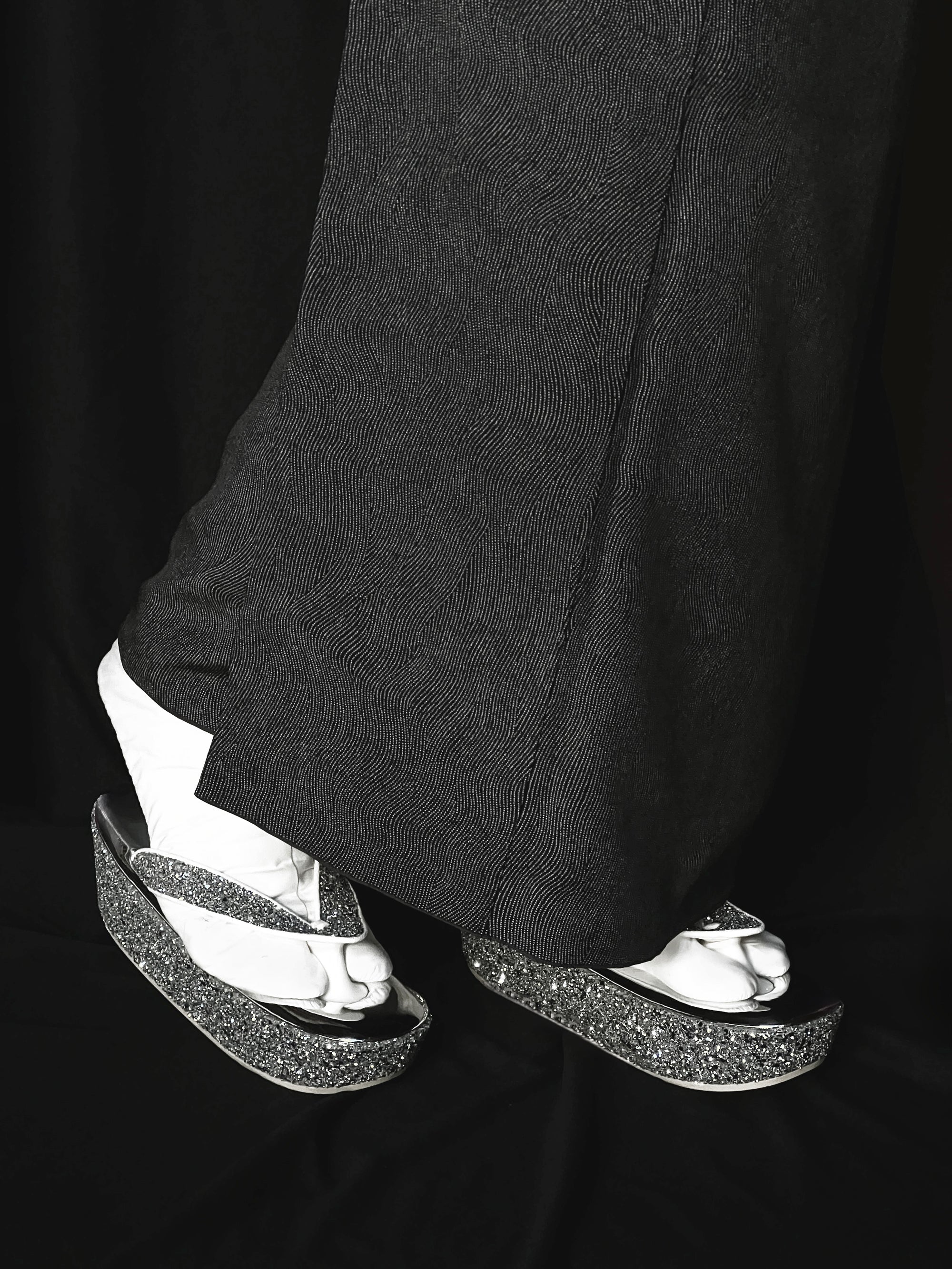 グリッターシルバー(KODORI):草履