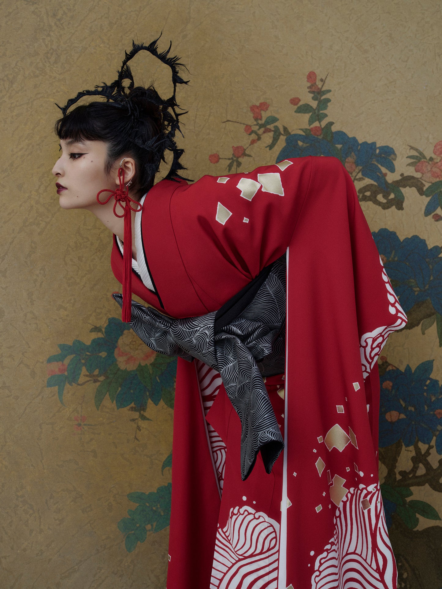 成人式振袖レンタル|華波 赤