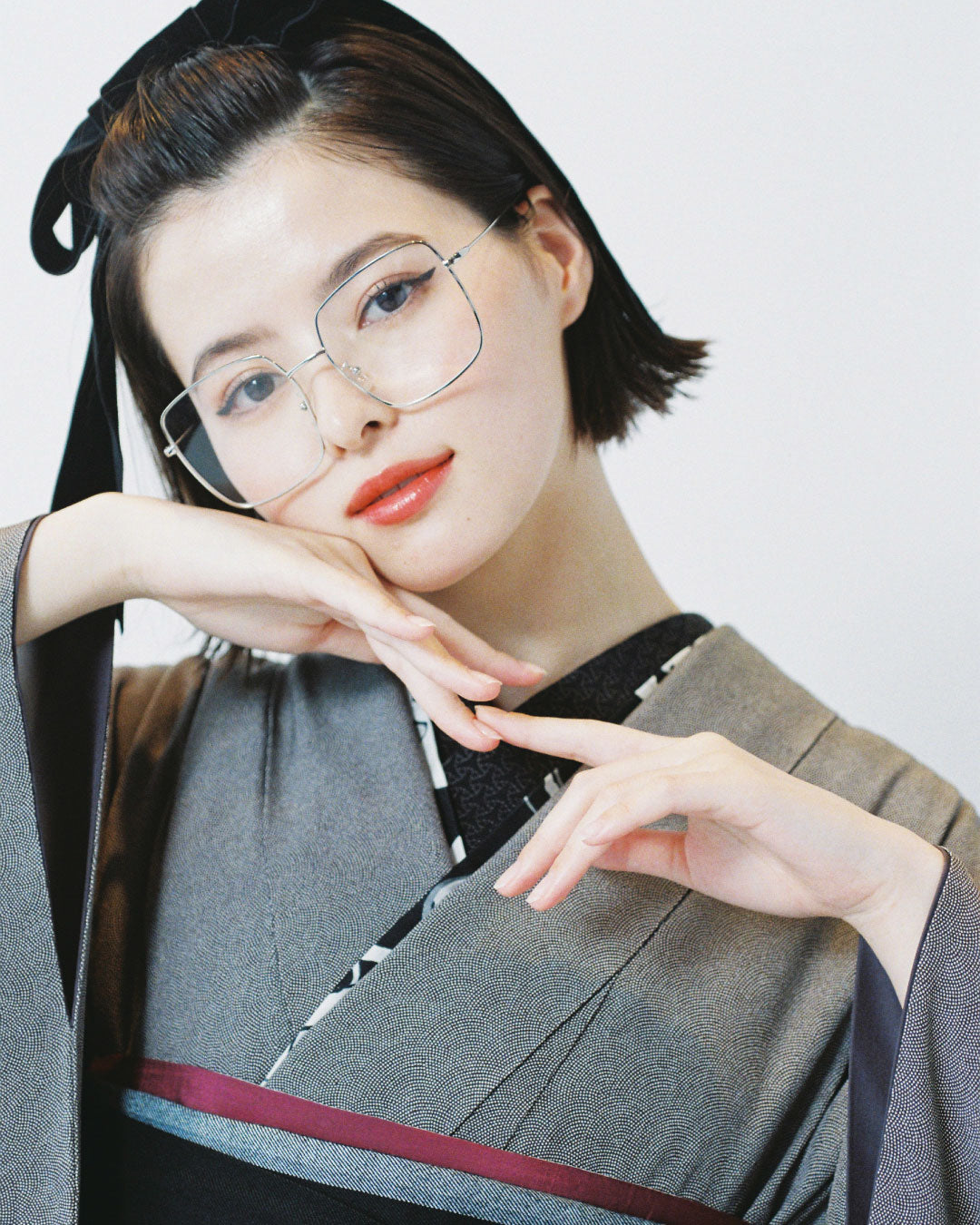 江戸小紋鮫 × ストライプ | 卒業袴
