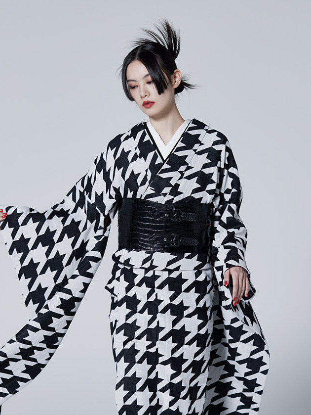 クロコ エナメルブラック :帯ベルト|レザー