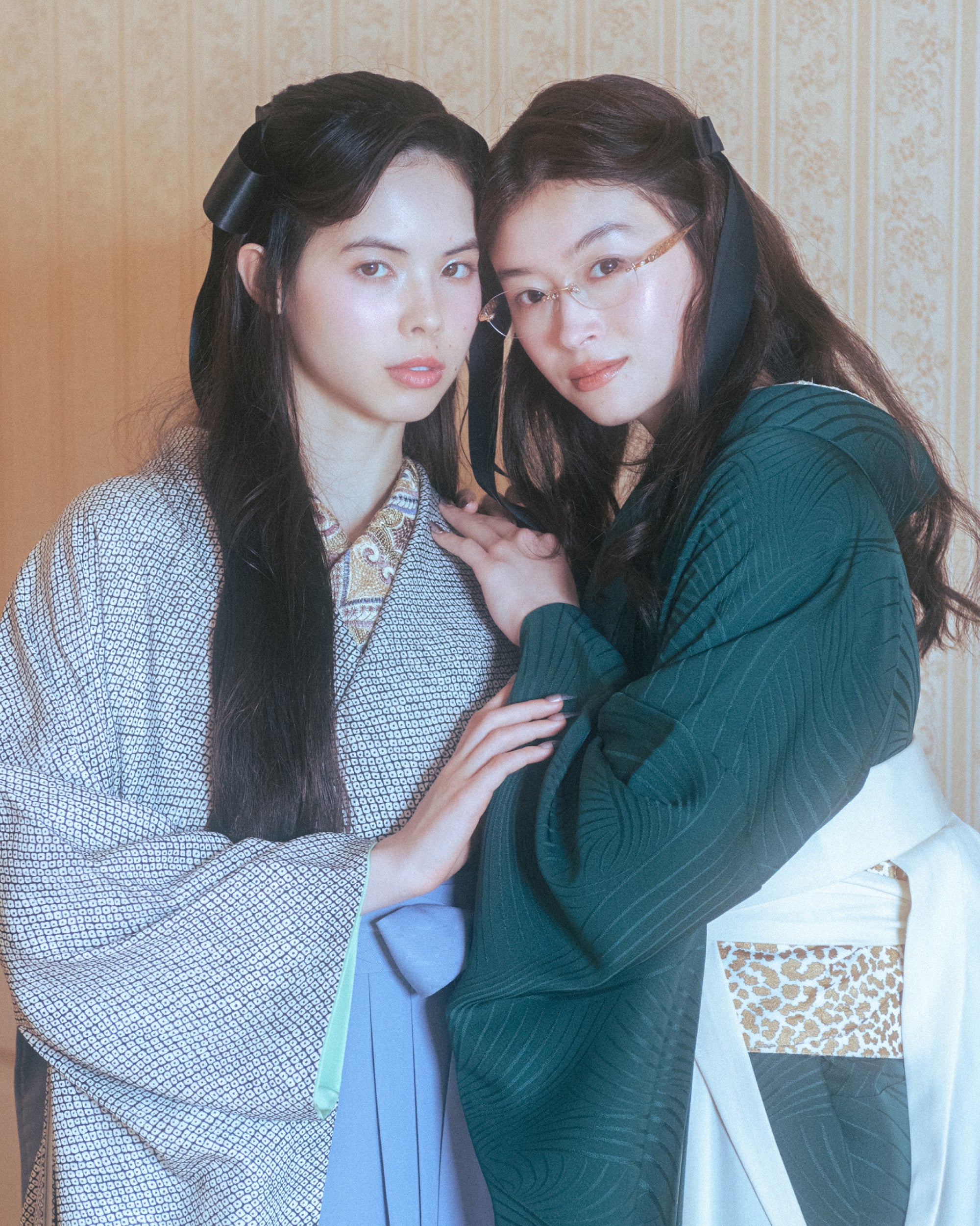深碧×ホワイト | 卒業袴