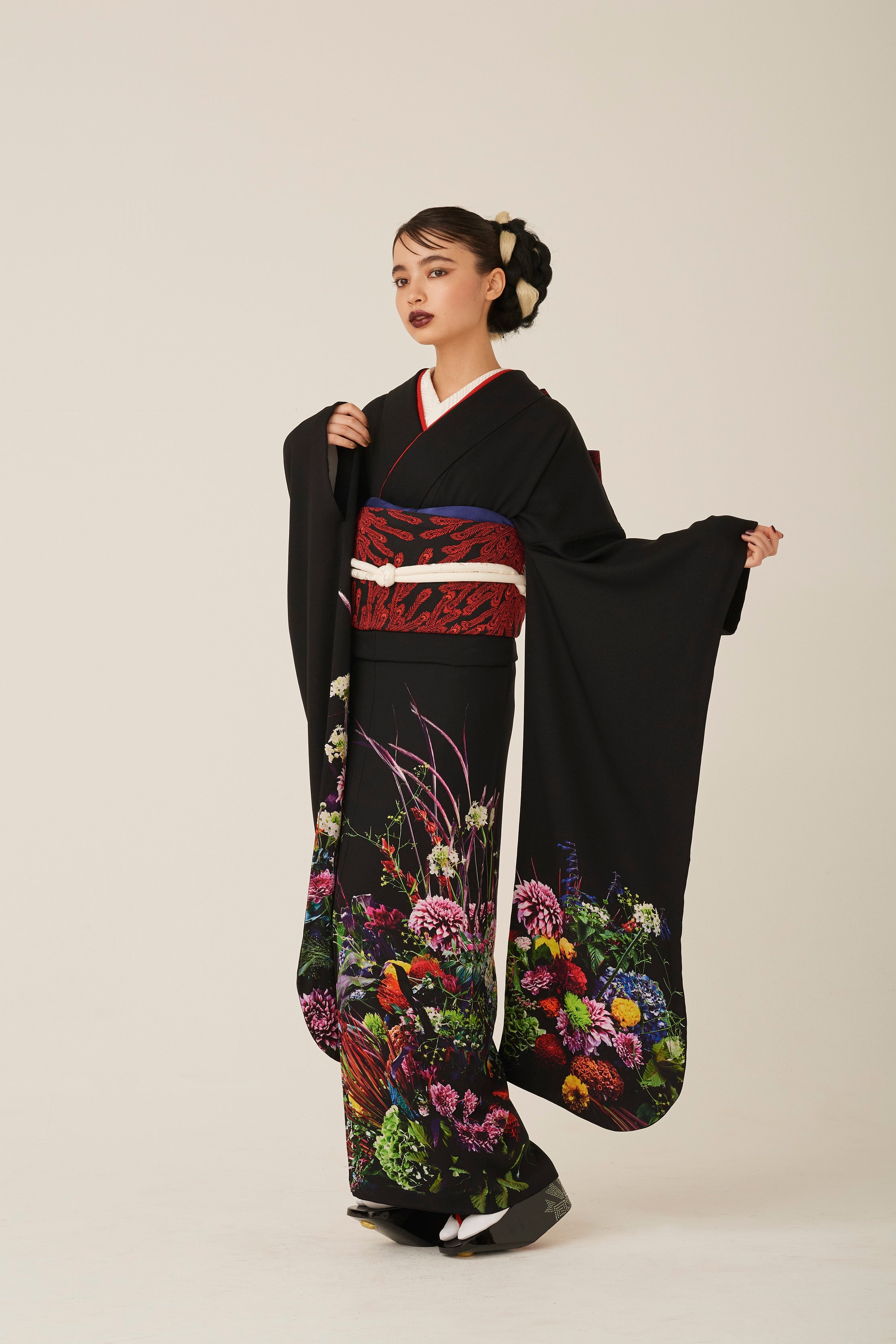 袋帯 KAPUKIオリジナル 【赤孔雀】