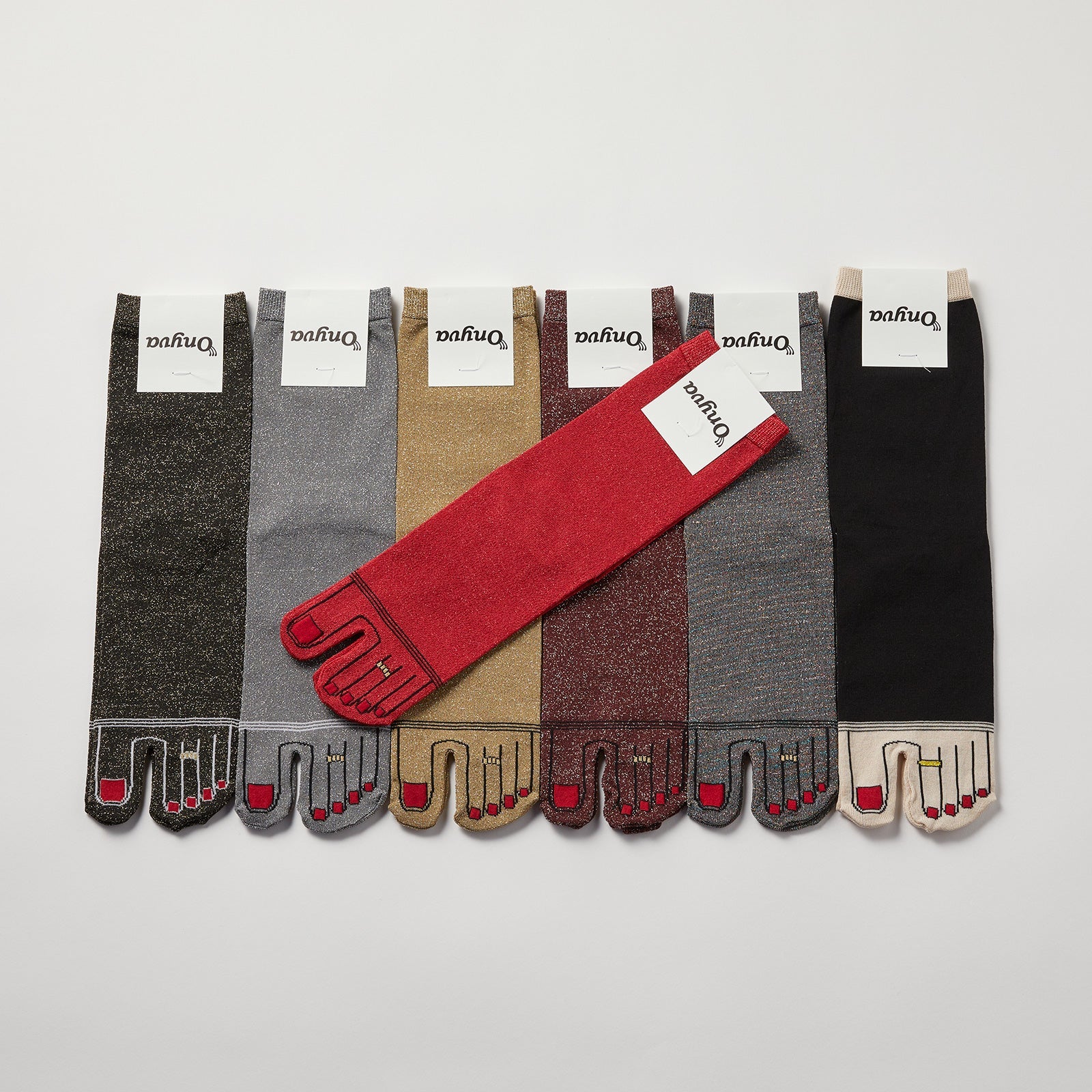 ソックス Onyva 「足袋ペディキュアソックス」」