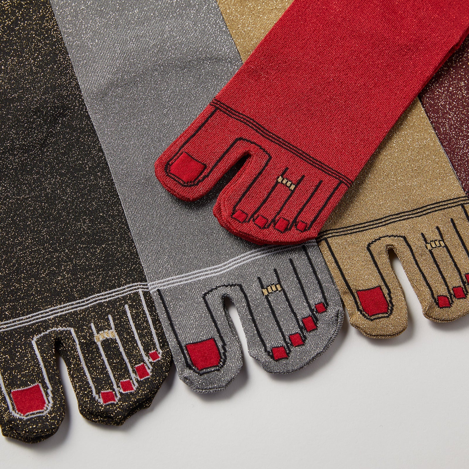 ソックス Onyva 「足袋ペディキュアソックス」」