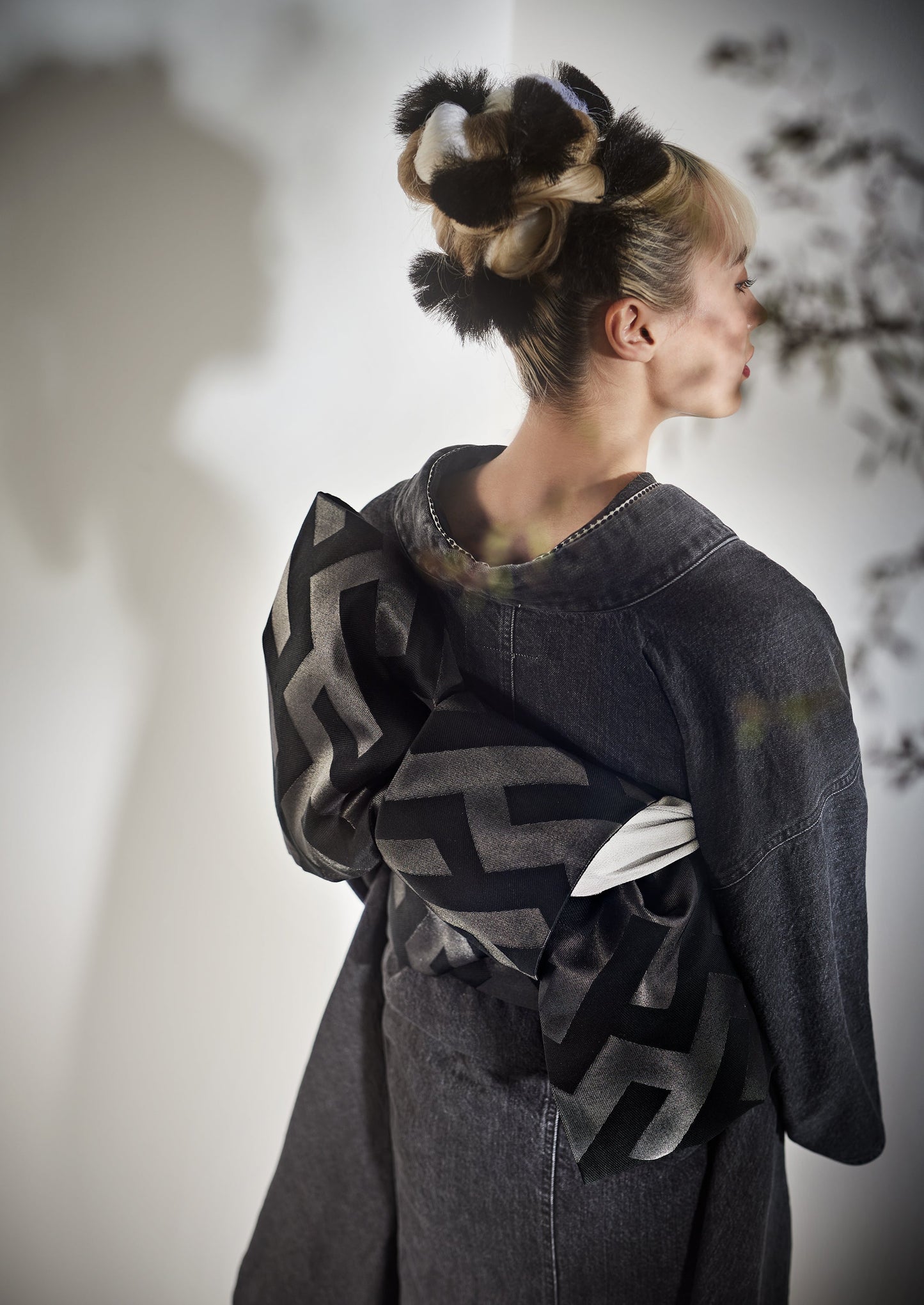 2025 coming-of-age ceremony rental "Denim Furisode Gray"