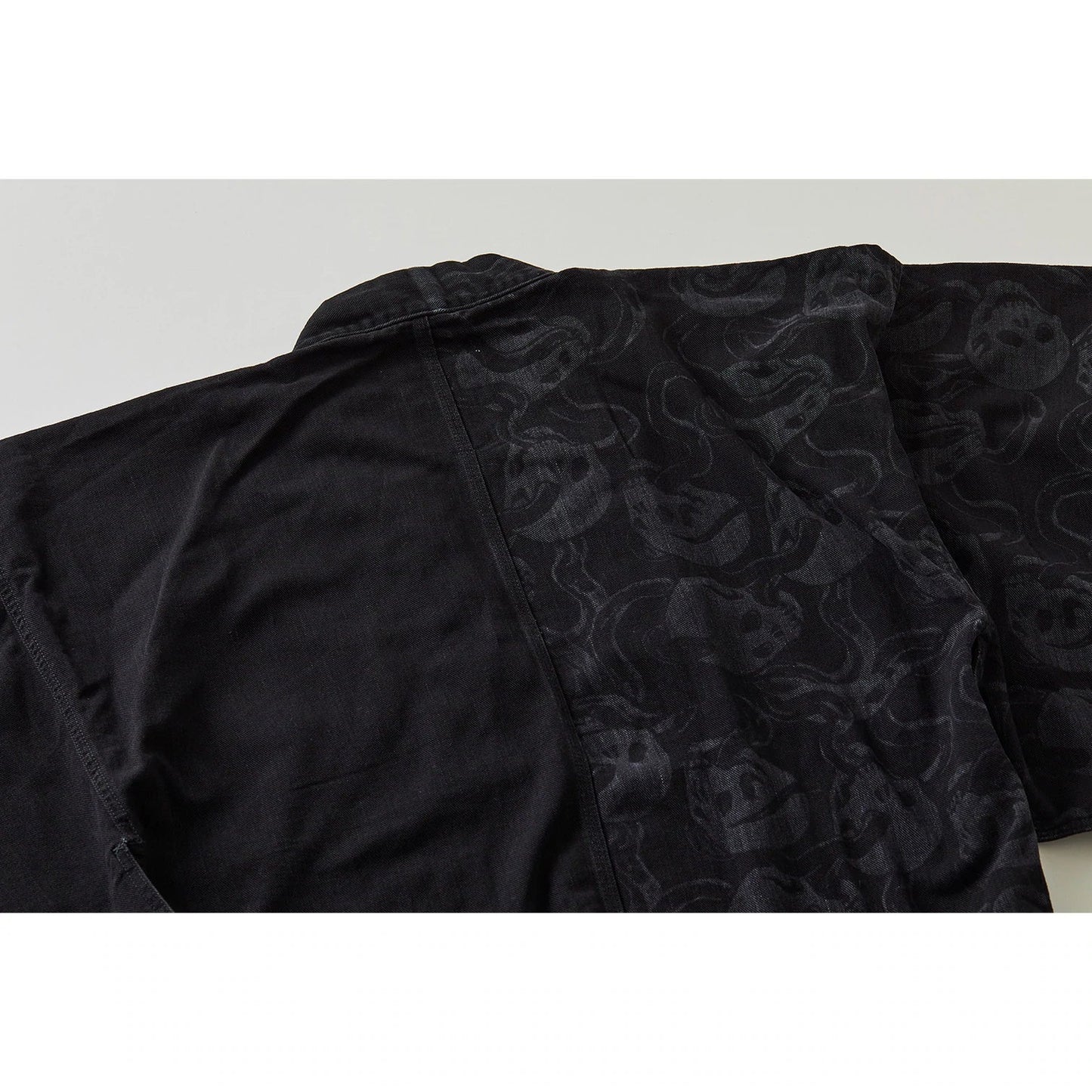 【セット購入】 蛇と髑髏 ブラック:デニム振袖 KAPUKIオリジナル