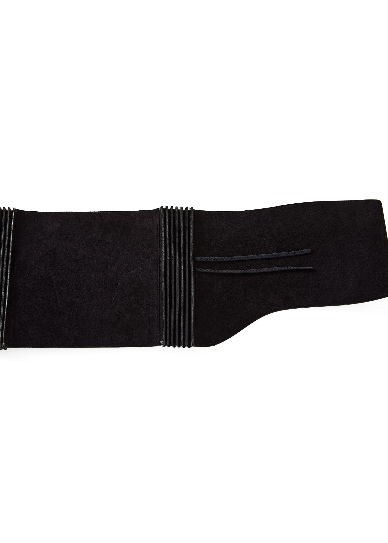 クロコ エナメルブラック ：帯ベルト｜レザー