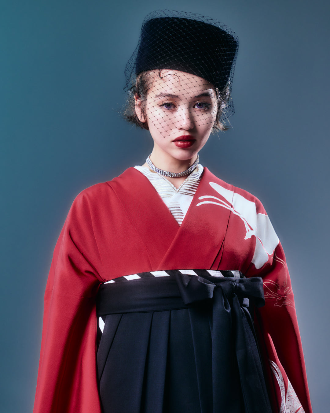 雪佳舞蝶 × ブラック | 卒業袴