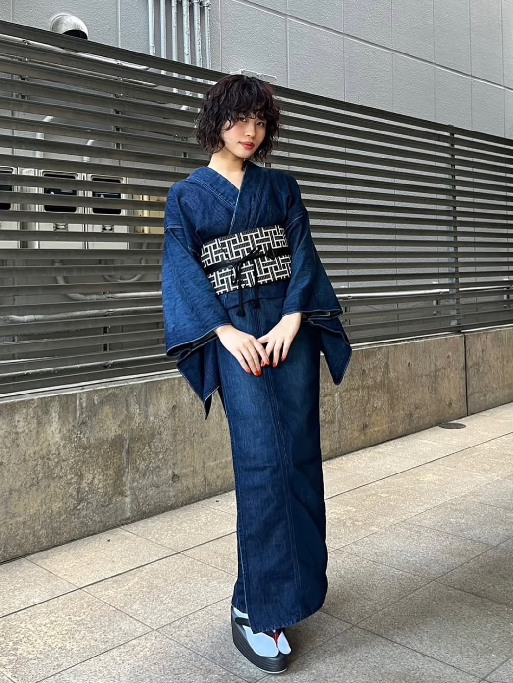 黒籠目：帯ベルト｜博多織｜正絹