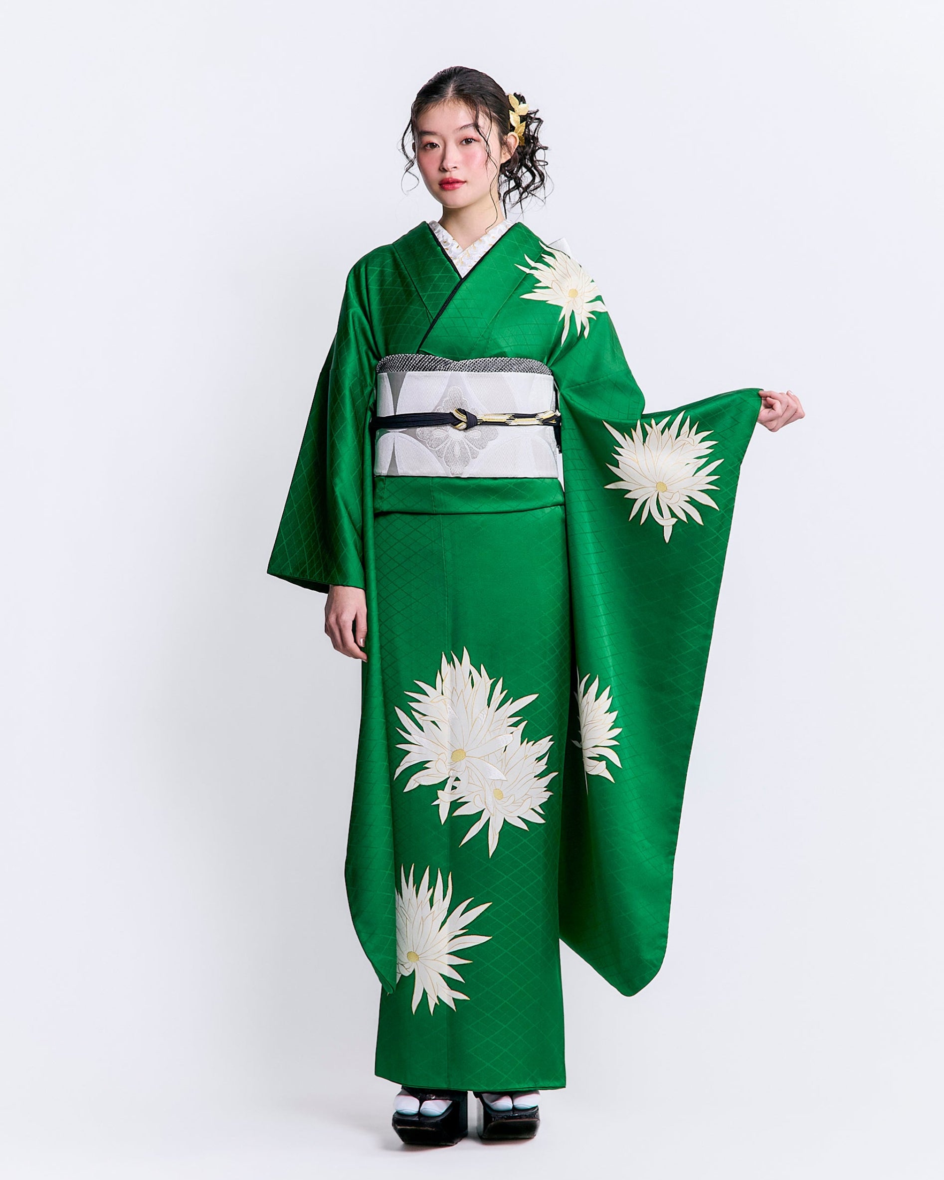 成人式振袖レンタル｜月照乱華 緑