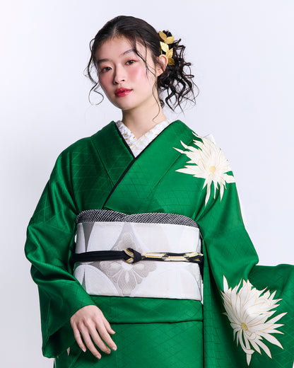 成人式振袖レンタル｜月照乱華 緑