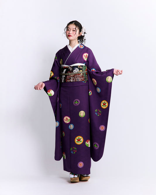 成人式振袖レンタル｜狂言丸紋