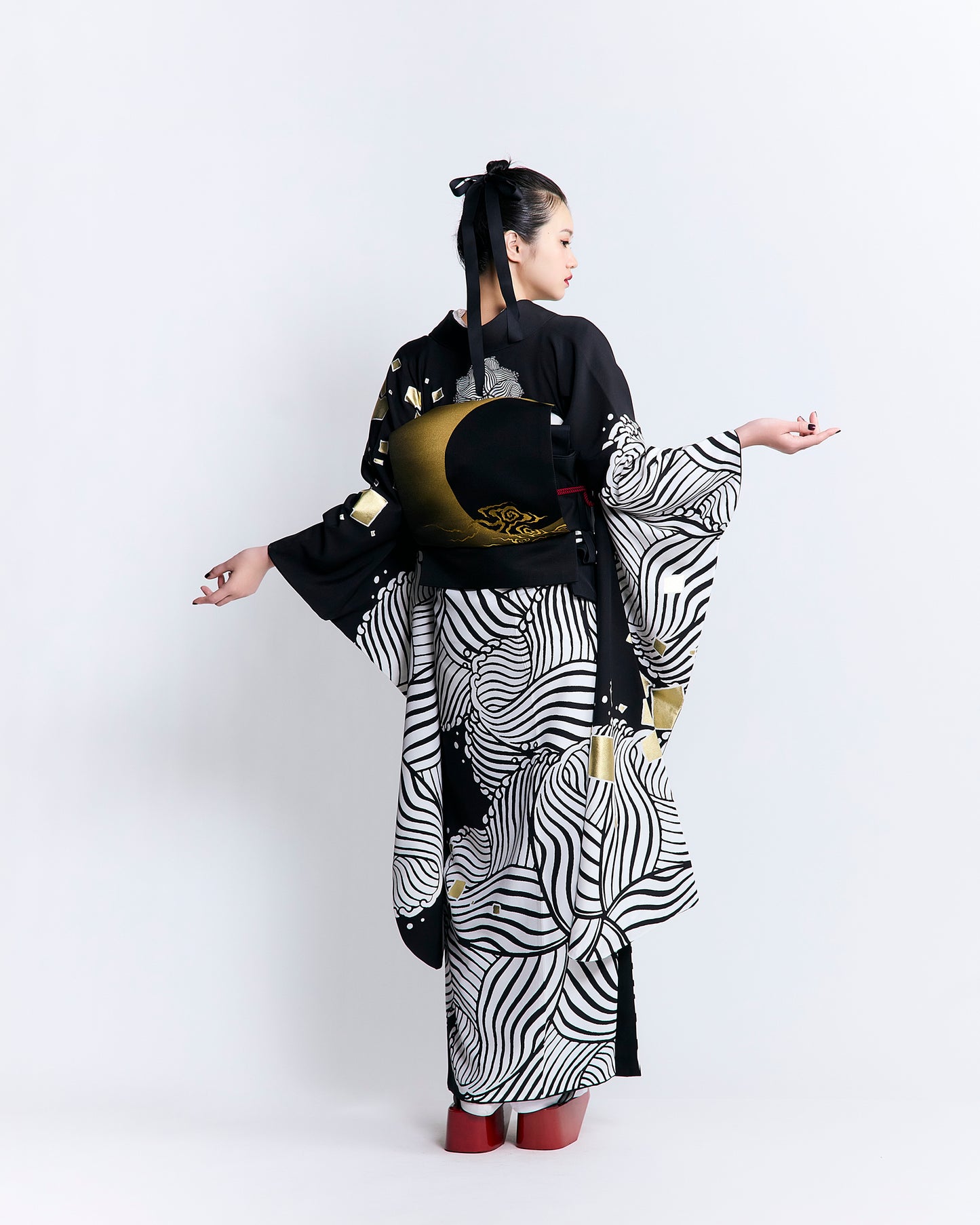 成人式振袖レンタル｜華波 黒