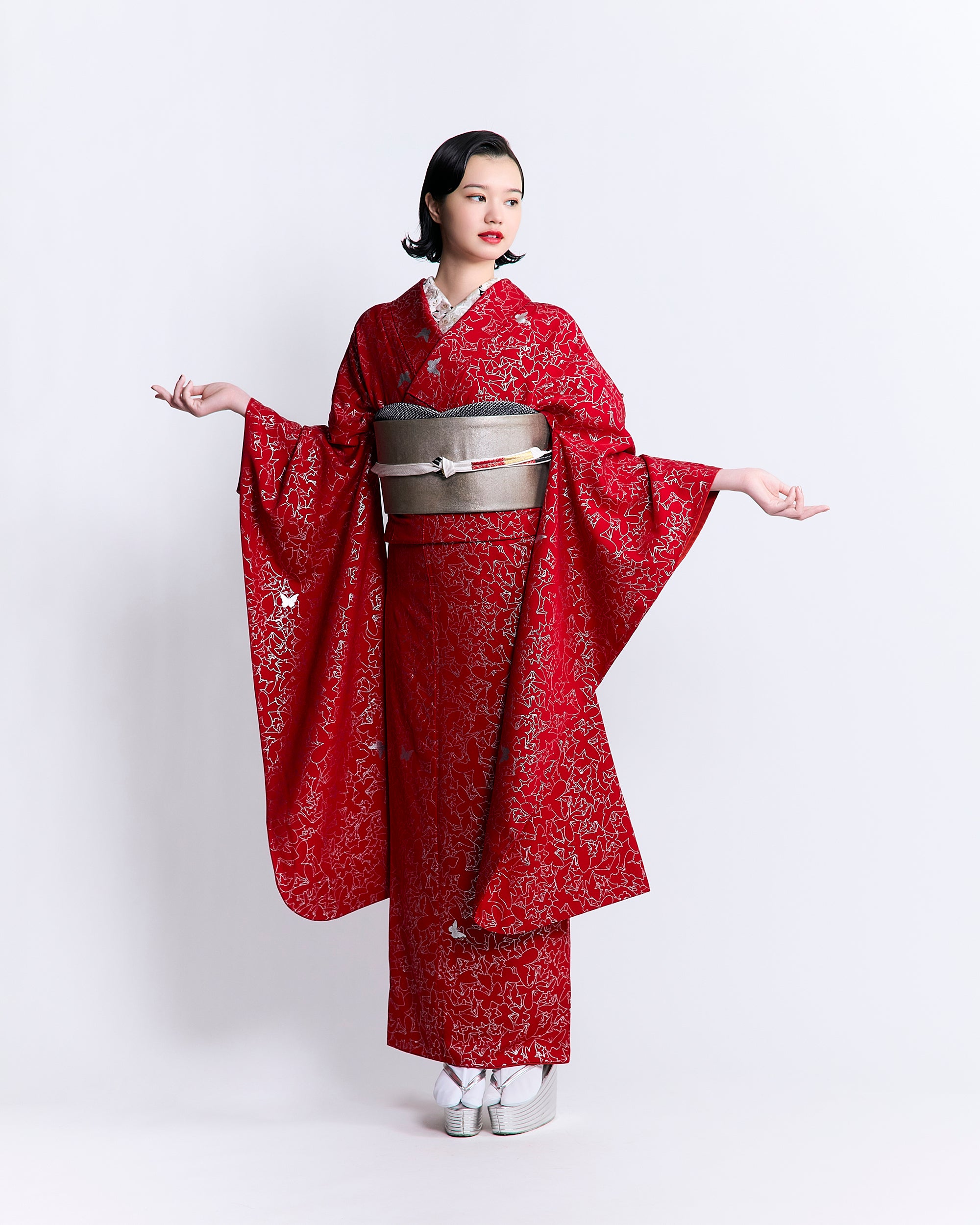 成人式振袖レンタル｜蝶乱舞 赤