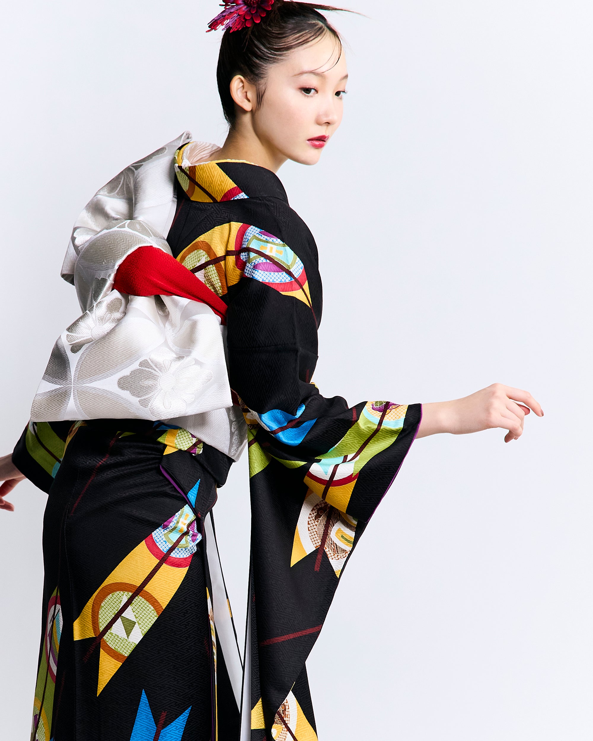 矢羽根｜手染め友禅 – 振袖KAPUKI