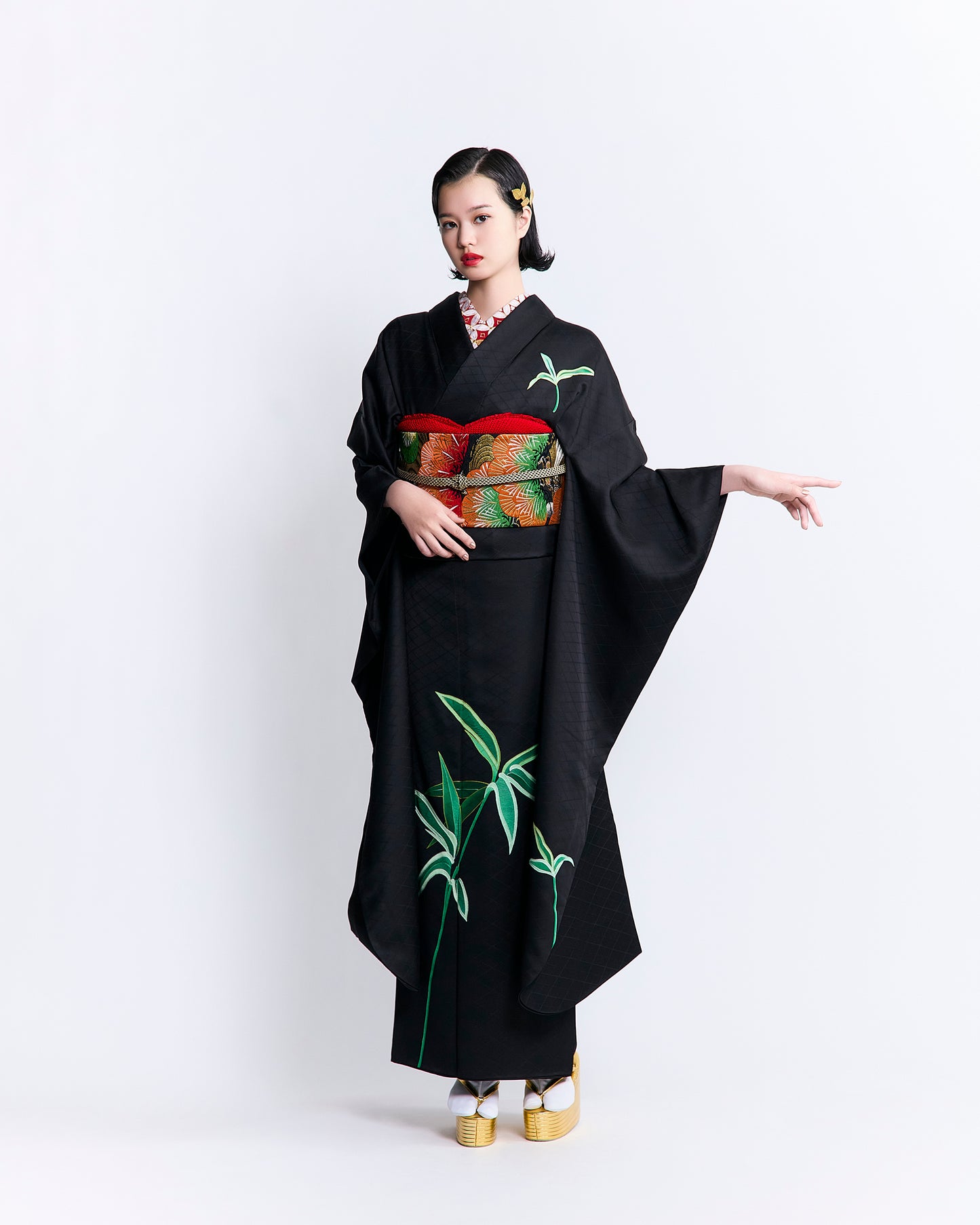 成人式振袖レンタル｜竹図