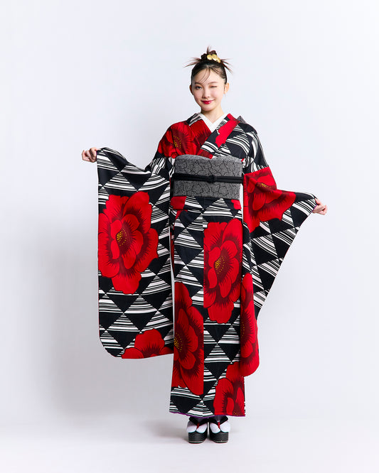 成人式振袖レンタル｜鱗牡丹