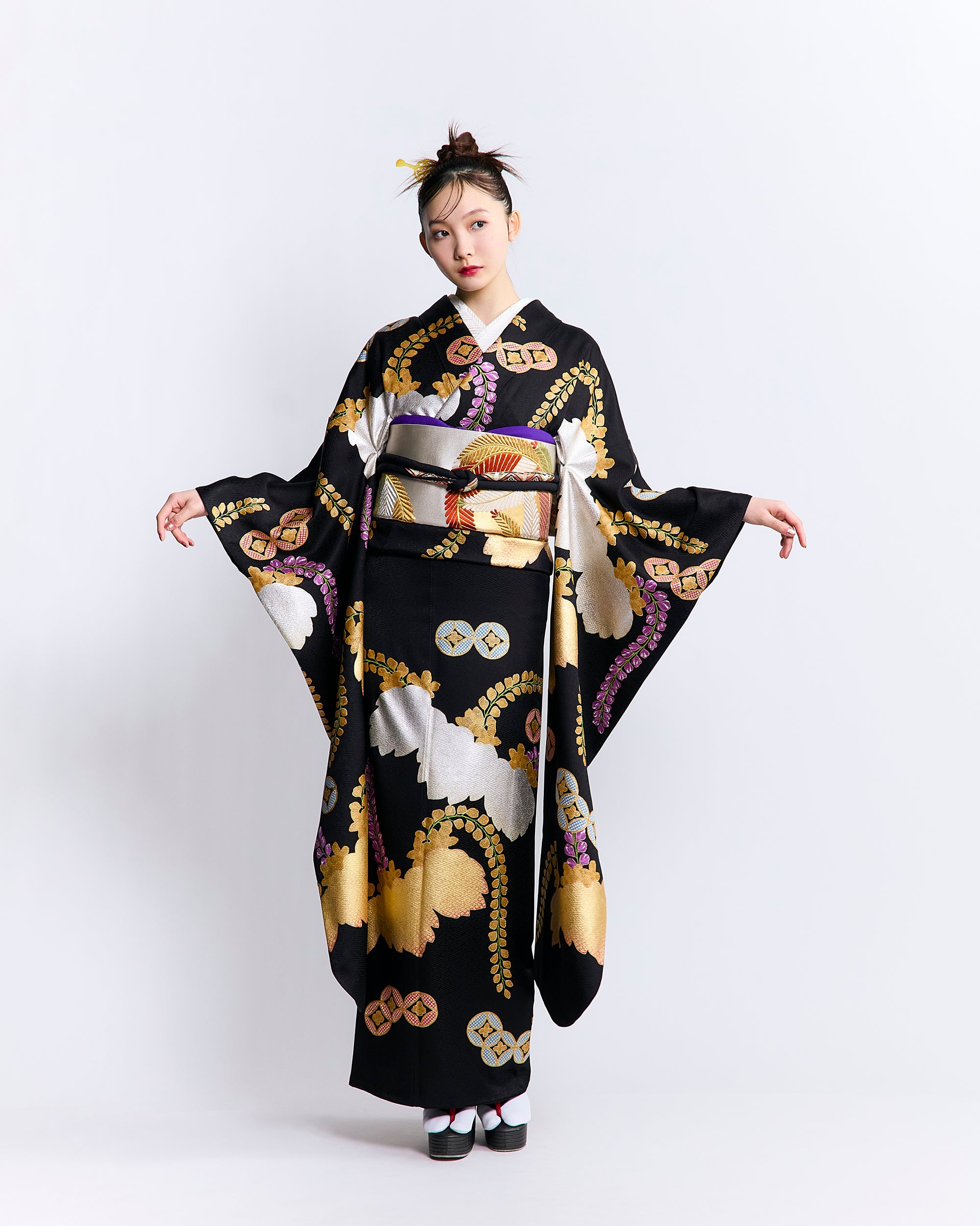 疋田桐七宝｜手染め友禅 – 振袖KAPUKI