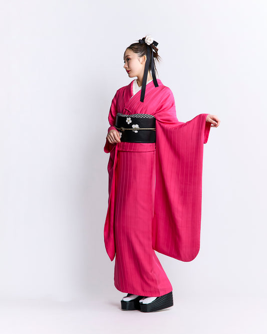 振袖購入｜色無地振袖 【恋牡丹】