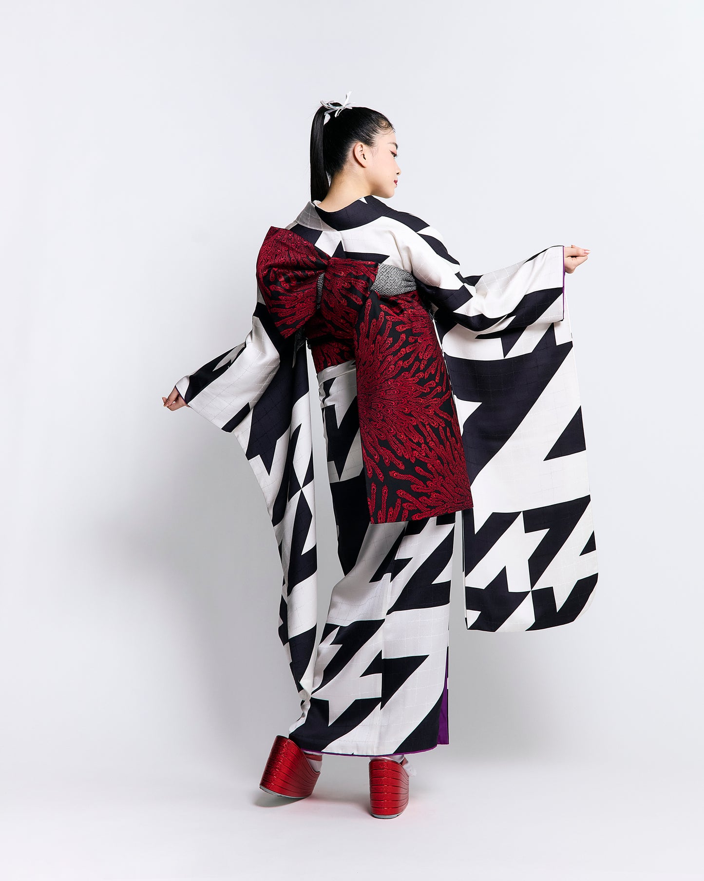 袋帯 KAPUKIオリジナル 【赤孔雀】