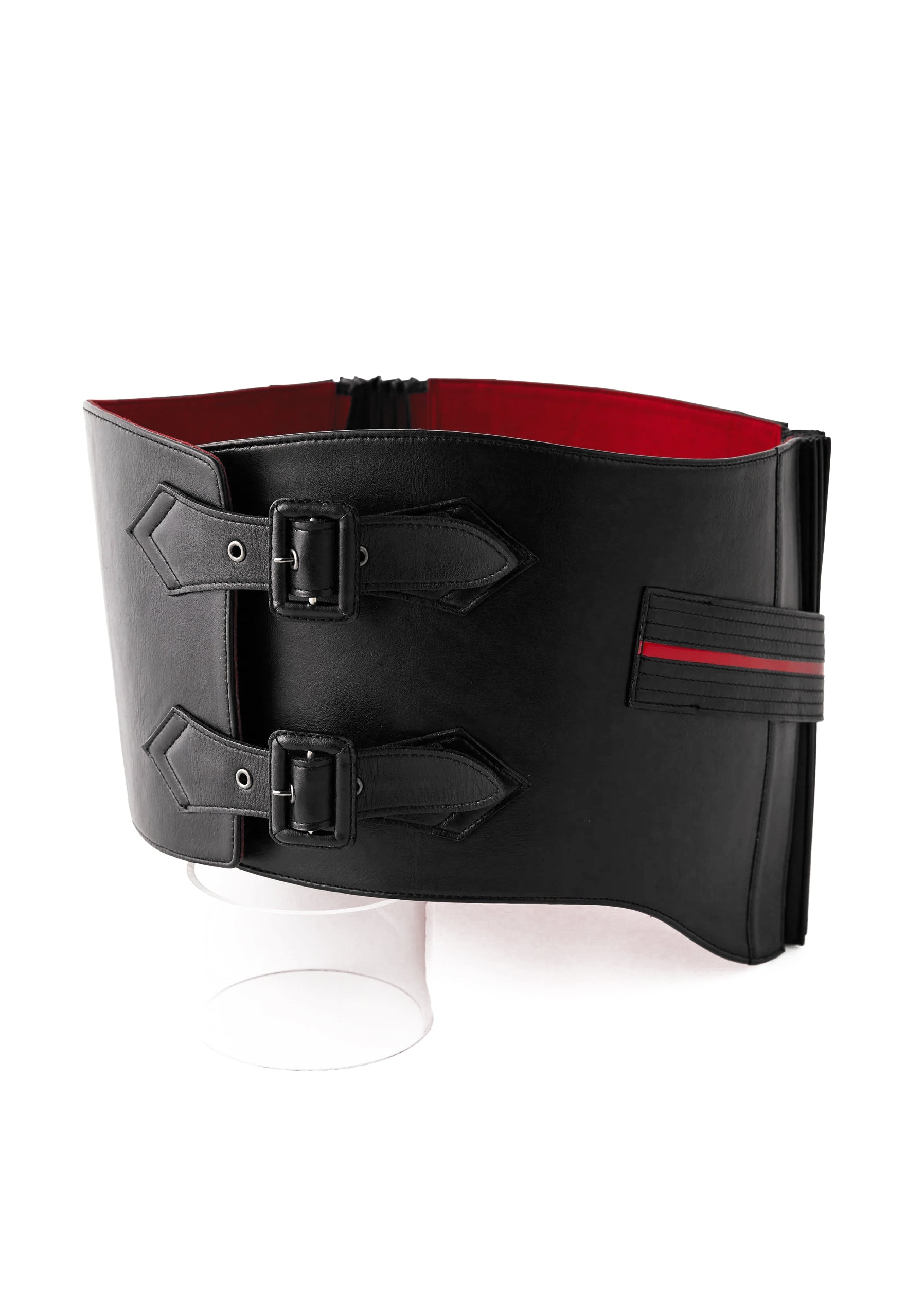 黒：帯ベルト｜レザー