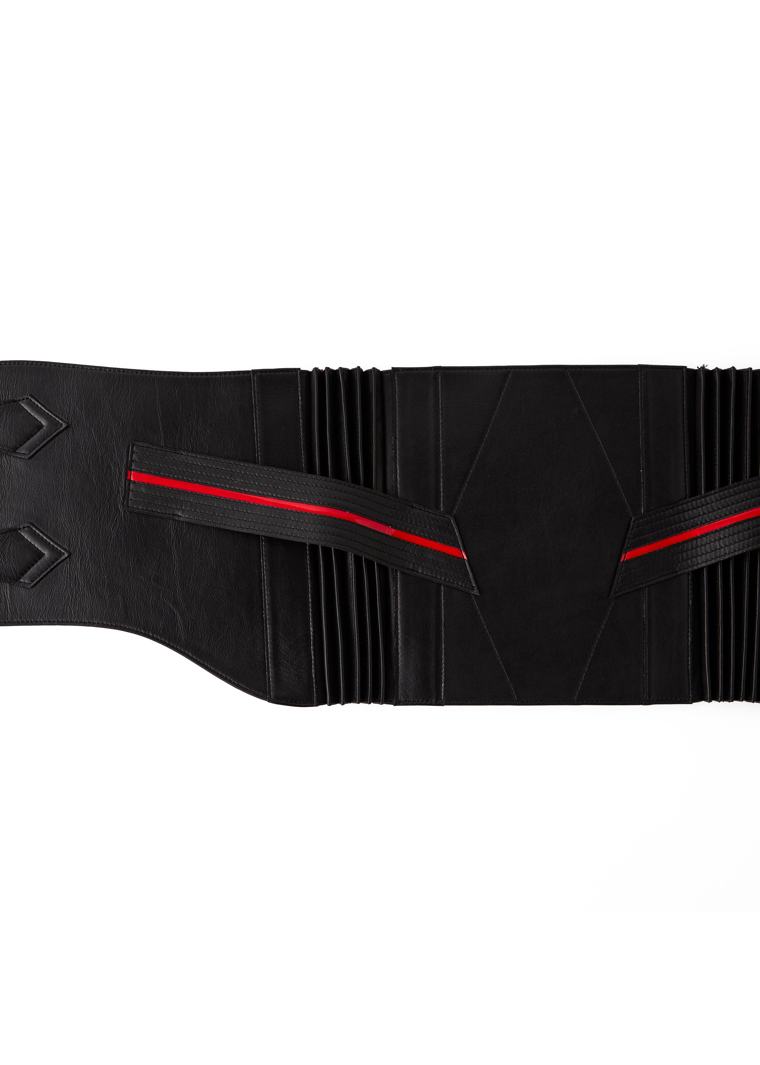 黒：帯ベルト｜レザー