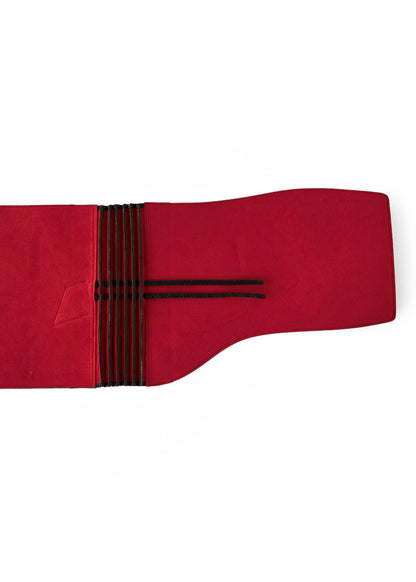 黒：帯ベルト｜レザー