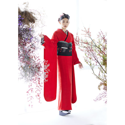 線牡丹 × 黒丹かつら：2027年成人式振袖レンタル