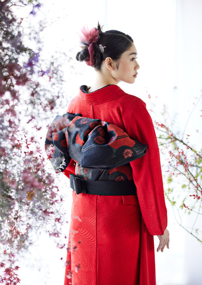 振袖購入｜色無地振袖 【線牡丹】