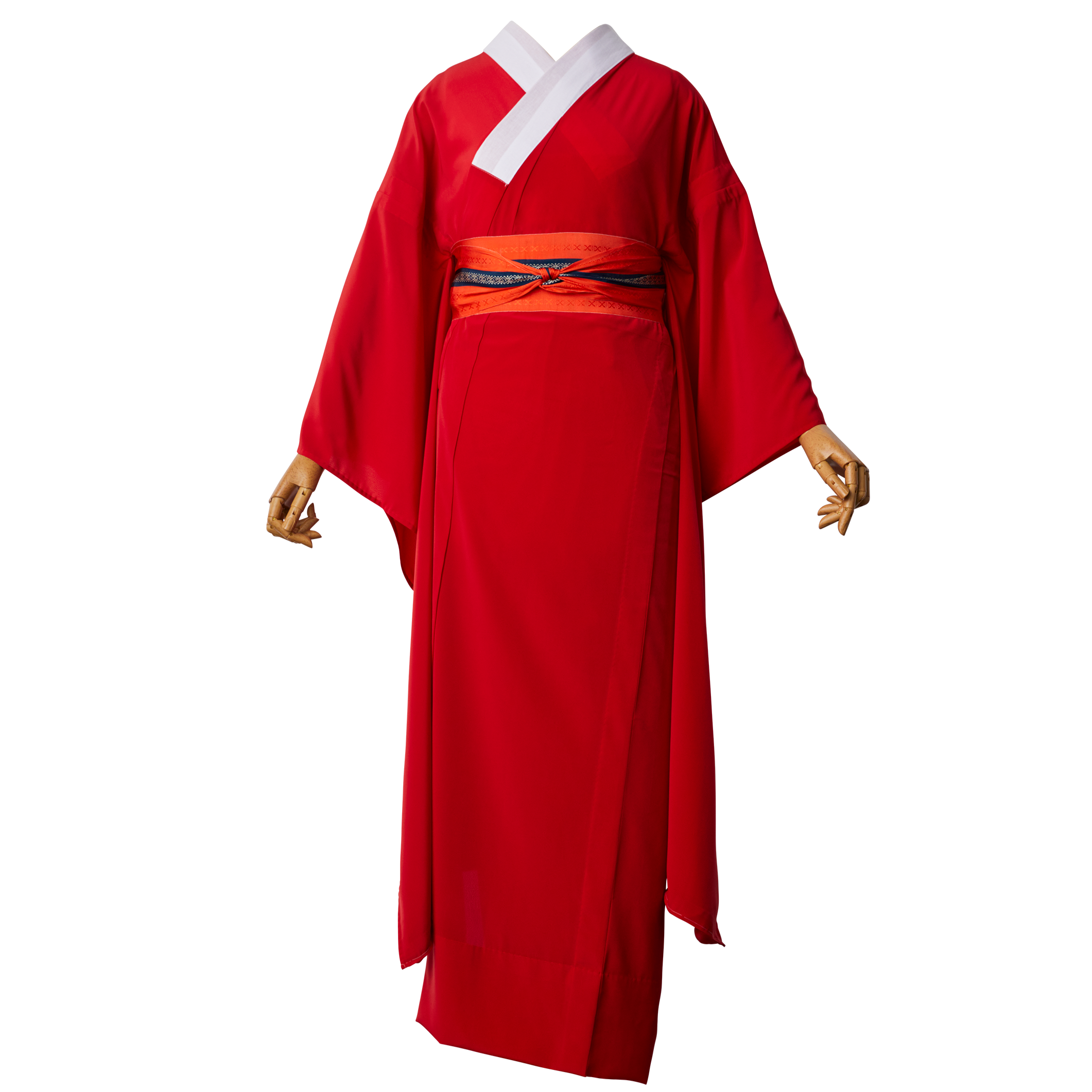 [Purchase as a set] Denim Furisode "Gray Coordinate"