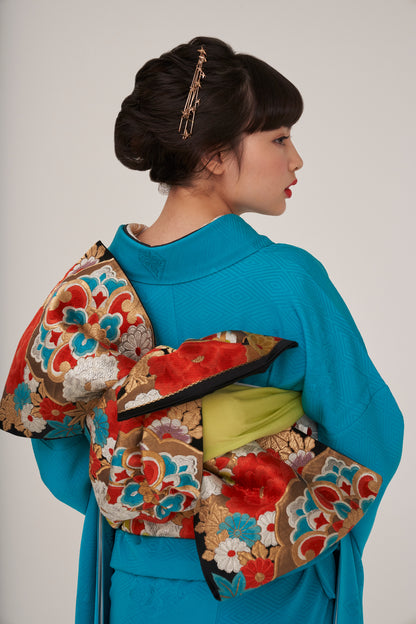 振袖購入｜色無地振袖 【入古花菱】