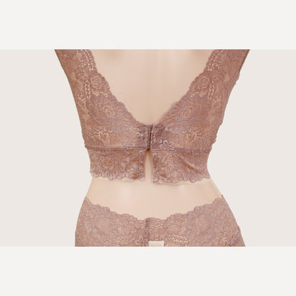 和装ブラ Wafure Camellia ブラジャー ホワイト/レッド/ベージュ