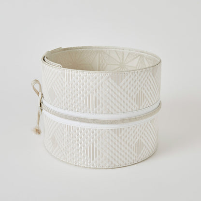 斜め格子：帯ベルト｜博多織｜正絹