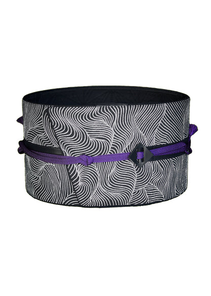 荒波（KAPUKI×形梅）：帯ベルト｜ 江戸小紋 ｜正絹