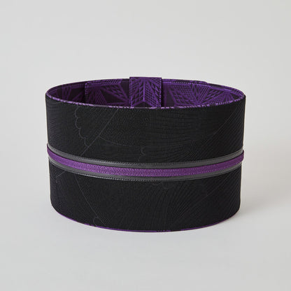 ビロード 菊青海：帯ベルト｜正絹 *完売次第販売終了