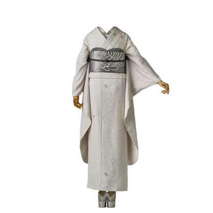 蝶乱舞 白：2027年成人式振袖レンタル