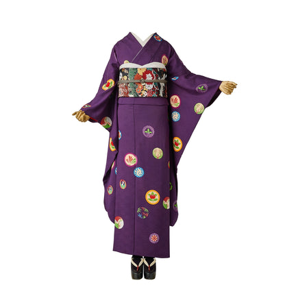 狂言丸紋：2027年成人式振袖レンタル